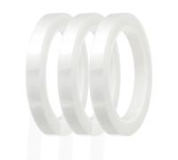 sourcing map Whiteboard Tape 12mm Self Adhesive Graphic Chart Line Tape 66 Meters Grid Marking Stickers for Pinstripe Dry Erase Board Scrapbooking DIY Art Crafts, Clear, Pack of 3