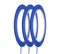 sourcing map Whiteboard Tape 2mm Self Adhesive Graphic Chart Line Tape 66 Meters Grid Marking Stickers for Pinstripe Dry Erase Board Scrapbooking DIY Art Crafts, Blue, Pack of 3