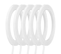 sourcing map Whiteboard Tape 3/16" Self Adhesive Graphic Chart Line Tape 66 Meters Grid Marking Stickers for Pinstripe Dry Erase Board Scrapbooking DIY Art Crafts, White, Pack of 5