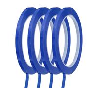 sourcing map Whiteboard Tape 5mm Self Adhesive Graphic Chart Line Tape 66 Meters Grid Marking Stickers for Pinstripe Dry Erase Board Scrapbooking DIY Art Crafts, Blue, Pack of 4