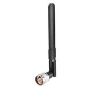sourcing map WiFi Antenna 8dBi High Gain N Type Male 2.4/5.8GHz Dual Band Omni Direction Folding for Bluetooth/Zigbee Antenna