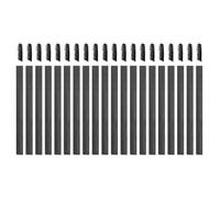 sourcing map Willow Charcoal Sticks, 10-12mm Willow Charcoal Pencils Soft Sketch Vine Art Supplies Set for Drawing Sketching Shading Painting Artists Beginners (Black, Pack of 25)