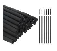 sourcing map Willow Charcoal Sticks, 4-5mm Willow Charcoal Pencils Soft Sketch Vine Art Supplies Set for Drawing Sketching Shading Painting Artists Beginners (Black, Pack of 50)