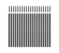 sourcing map Willow Charcoal Sticks, 4-5mm Willow Charcoal Pencils Soft Sketch Vine Art Supplies Set for Drawing Sketching Shading Painting Artists Beginners (Black, Pack of 26)