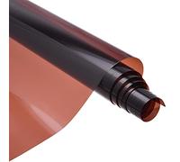 sourcing map Window Film, Glass Sun Blocking, Heat Control Self Adhesive Brown Window Tint, 6.6x1.97ft for Home Office