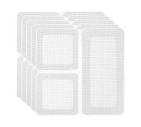 sourcing map Window Screen Repair Kit, 5Pcs Gray Screen Repair Kit, Fiberglass Screen Tape Mesh Repair Adhesive Screen Patch Repair Kit for Window or Doors Screen Repair, 4"x 2"(10cm x 5cm)