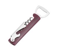 sourcing map Wine Opener, Bottle Opener, Durable Stainless Steel Waiter's Corkscrew, Compact All-in-One Home Bar Tool for Bar, Party, Wedding, Home, Travel, Dark Red
