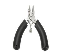 sourcing map Wire Cutter 4" Mini Small Side Cutters with Non-Slip PVC Handle Jewelry Pliers for Jewelry Model Electronic 3D Print, Black
