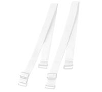 sourcing map Woman Lady 16mm Width White Stretchy Bra Shoulder Straps Pair White One Size