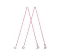 sourcing map Women 0.5cm Width Adjustable Elastic Band Bra Straps 5 Pairs Pink