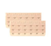 sourcing map Women Adjustable Eye Tape Bra Extender 3 Rows 5/6 Hooks | Cotton Blends, Soft, Breathable, Multiple 5/6 sturdy metal hooks, Fit for bra, Daily top