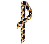 sourcing map Women's Polka Dots Stripe Heart Print Double-Sided Neckerchief | Classic dots pattern, Versatile bag accessory, Silk feel fabric,wrist wrap