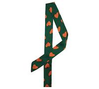 sourcing map Women's Skinny Ribbon Neckerchief Heart Narrow Handbag Wrap | Soft and lightweight , Romantic heart theme, Trendy headband choice, All-season, Perfect gift