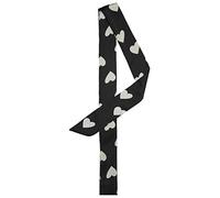 sourcing map Women's Skinny Ribbon Neckerchief Heart Narrow Handbag Wrap | Soft and lightweight , Romantic heart theme, Trendy headband choice, All-season, Perfect gift
