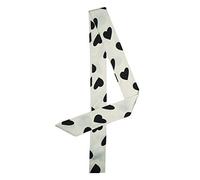 sourcing map Women's Skinny Ribbon Neckerchief Heart Narrow Handbag Wrap | Soft and lightweight , Romantic heart theme, Trendy headband choice, All-season, Perfect gift