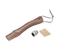 sourcing map Wood Axe Handle Replacement 10.2" Universal Hickory Hatchet Handle with Wooden and Round Wedge for Camping Garden Axe
