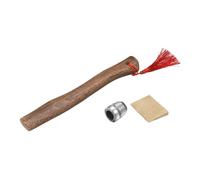 sourcing map Wood Axe Handle Replacement 13" Universal Hickory Hatchet Handles with Wooden and Round Wedges for Camping Garden Axe