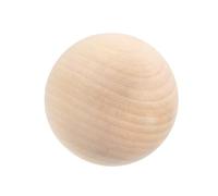sourcing map Wood Balls, 75mm Unfinished Wooden Balls, Solid Hardwood Small Round Beads Natural Birch Wood Spheres for DIY Crafts, Christmas Ornaments, Jewelry Making