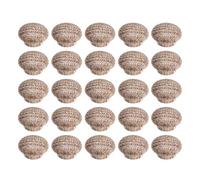 sourcing map Wood Button Plugs 0.4 Inch Oak Screw Hole Furniture Plugs 25 Pack