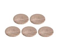 sourcing map Wood Button Plugs 1 Inch Oak Hardwood Screw Hole Furniture Plugs 5 Pack
