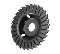 sourcing map Wood Carving Disk 5" Carbon Steel Cutting Grinder Wheel Shaping Disc with 7/8" Arbor for Woodworking Sanding Polishing Carving