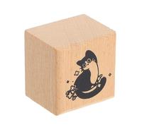 sourcing map Wood Cat Stamps Wooden Rubber Stamps Garden Kittens Pattern for Decoration DIY Art Crafts Card Making and Scrapbooking Supplies