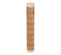 sourcing map Wood Clay Roller 10cm Curved Lines Pattern Rolling Pins Wood Rollers Pottery Tools Wood Grain Texture Rollers for Clay Baking Dough Playdough DIY
