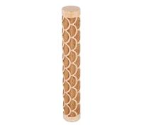 sourcing map Wood Clay Roller 10cm Fan Pattern Rolling Pins Wood Rollers Pottery Tools Wood Grain Texture Rollers for Clay Baking Dough Playdough DIY