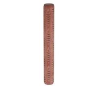 sourcing map Wood Clay Roller Pattern Modeling 4.7 Inch Beech Wood Hand Rollers Wooden Pottery Tools Fish Texture Rollers for Clay Baking Playdough DIY