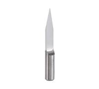 sourcing map Wood Engraving Bit Solid Carbide 6mm Shank, 30 Degree 0.3mm Tip CNC Router Tool for Acrylic PVC MDF PCB Wood Carving