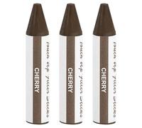 sourcing map Wood Filler Stick, 3 Pcs Wax Sticks Wood Touch Up Markers, Furniture Crayons for Scratches Holes Crack Tables Desks Wooden Floors Repair Cover Ups, Cherry