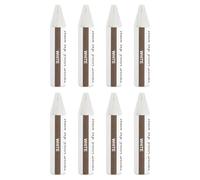 sourcing map Wood Filler Stick, 8 Pcs Wax Sticks Wood Touch Up Markers, Furniture Crayons for Scratches Holes Crack Tables Desks Wooden Floors Repair Cover Ups, White