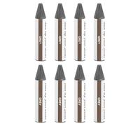sourcing map Wood Filler Stick, 8 Pcs Wax Sticks Wood Touch Up Markers, Furniture Crayons for Scratches Holes Crack Tables Desks Wooden Floors Repair Cover Ups, Grey