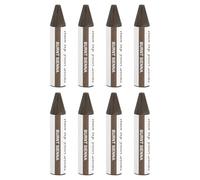 sourcing map Wood Filler Stick, 8 Pcs Wax Sticks Wood Touch Up Markers, Furniture Crayons for Scratches Holes Crack Tables Desks Wooden Floors Repair Cover Ups, Burnt Sienna