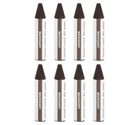 sourcing map Wood Filler Stick, 8 Pcs Wax Sticks Wood Touch Up Markers, Furniture Crayons for Scratches Holes Crack Tables Desks Wooden Floors Repair Cover Ups, Mahogany