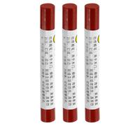 sourcing map Wood Filler Sticks, 3Pcs - Furniture Markers Touch Up, Wax Repair Wood Crayons for Scratches Holes Tables Desks Wooden Floors Cover Ups, Red Brown