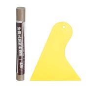 sourcing map Wood Filler Sticks Wood Furniture Scratch Repair Filler Sticks Furniture Touch Up Markers with Yellow Scraper for Wood Holes Wood Floor Table Door Cabinet, French Grey