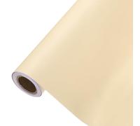 sourcing map Wood Grain Contact Paper 15.7" x 197" Self-Adhesive Wood Wallpaper Waterproof Peel and Stick Countertops for Home Kitchen Countertop Cabinet Bathroom, Cream