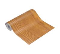 sourcing map Wood Grain Repair Tape, 6 Inch x 16 Feet Self Adhesive Wood Grain Tape Multi-Purpose Wallpaper Border Trim for Furniture Floors Windows Doors Tables Home, Border Flower