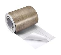 sourcing map Wood Grain Tape, 1.97" x33 Ft Wall Paper Border Sticker Self-Adhesive Wood Grain Repair Patch for Wall Corner Table Door Sofa Furniture Home Decor (Grey)