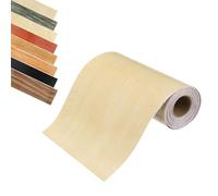 sourcing map Wood Grain Tape, 2" x 33Ft Self-Adhesive Wood Grain Repair Tape Simulated Repair Patch for Wall Corner Table Door Baseboards Floor Sofa Furniture Home Decor (Beige)