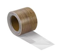sourcing map Wood Grain Tape, 2" x33 Ft Self Adhesive Wood Grain Repair Patch for Baseboards, Doors, Floor Repair, Furniture Home Decor Yellow Teak