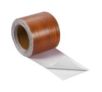 sourcing map Wood Grain Tape, 2" x33 Ft Self Adhesive Wood Grain Repair Patch for Baseboards, Doors, Floor Repair, Furniture Home Decor Red Cedar