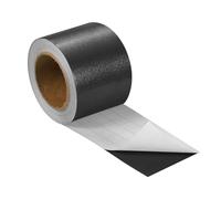 sourcing map Wood Grain Tape, 2" x33 Ft Self Adhesive Wood Grain Repair Patch for Baseboards, Doors, Floor Repair, Furniture Home Decor Pearl Black