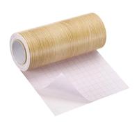 sourcing map Wood Grain Tape, 5.9" x33 Ft Self Adhesive Wood Grain Repair Patch for Baseboards, Doors, Floor Repair, Furniture Home Decor Coffee Oak