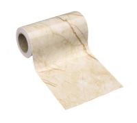 sourcing map Wood Grain Wallpaper Border 12cm x 5 Meters PVC Self-Adhesive Textured Frame Sticker Waterproof Wall Decorative Wallpaper for Floor Door Table Cabinets Desk, Yellow Texture