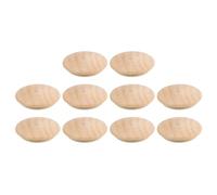 sourcing map Wood Hole Plugs, 10 Pcs 35x30mm Wood Button Top Plugs Round Head Hardwood Furniture Plugs Screw Hole Plugs for Furniture Tables Chairs Cabinetry Crafts Projects