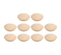 Sourcing Map Wood Hole Plugs, 20 Pcs 30x25mm, Beige Lotus Wood, Plug Stoppers for Furniture