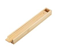 sourcing map Wood Incense Holder for Sticks, 8.9 Inches Home Incense Burner with Ash Catcher Wood Color for Meditation, Yoga