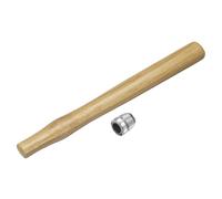 sourcing map Wood Sledge Hammer Handle 13.6" Hammer Wooden Replacement Handles with Round Wedges for 3lb Round Octagonal Head Decking Framing Carpentry Construction DIY Sledge Axe Tools